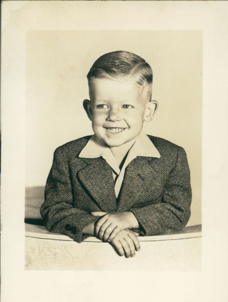 Cass Wheeler as a young child. (Photo courtesy of the Wheeler family)