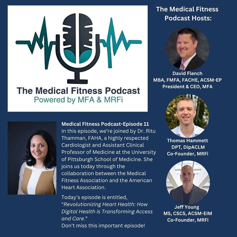 The Medical Fitness Podcast promo featuring Dr. Ritu Thamman