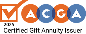 2025 ACGA Certified Gift Annuity Issuer logo